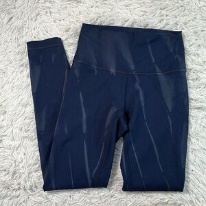 Lululemon Wunder Train High-Rise Tight 25" Sun Bleached Wash True Navy